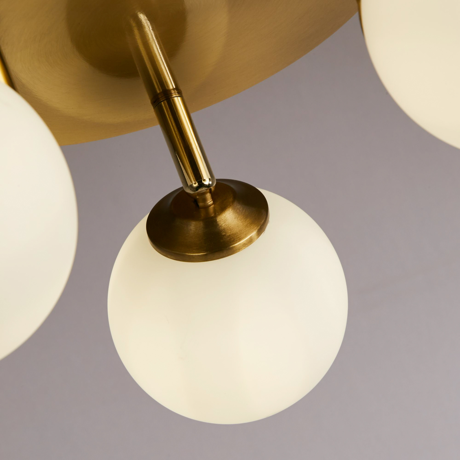 Crosby plafondlamp, goud / wit