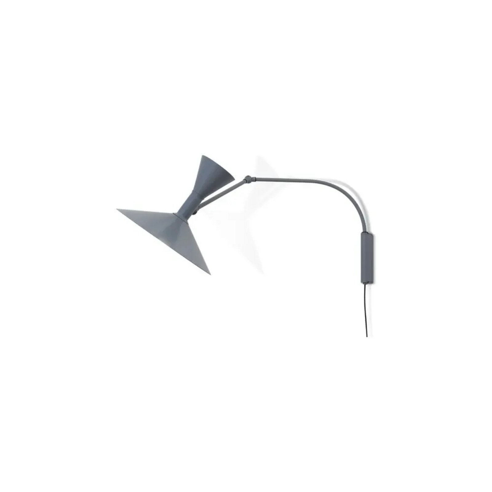 Lampe de Marseille Candeeiro de Parede Mini Matt Grey - Nemo Lighting