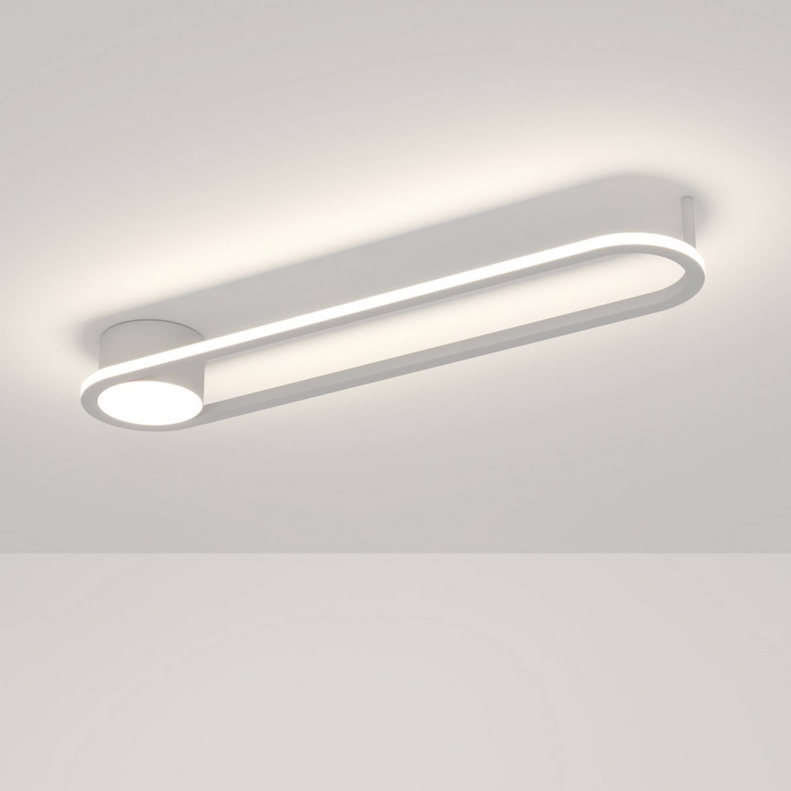 Lampa sufitowa LED EGLO COLLECORVINO, biała, długość 50 cm, CCT