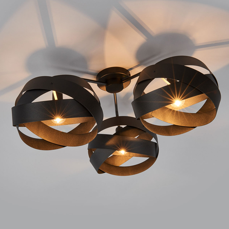 Taklampe Tornado med 3 lyskilder