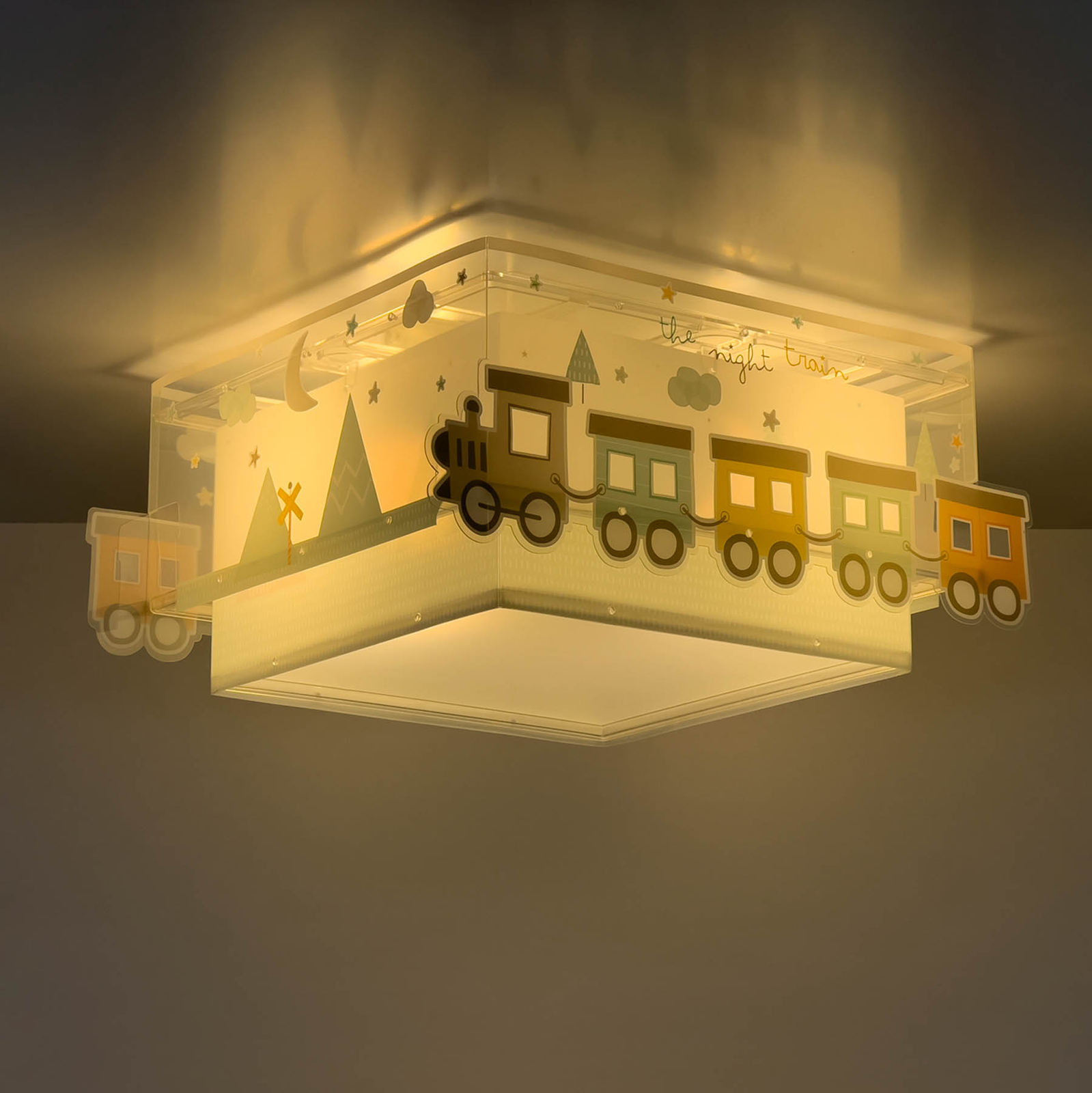 Dalber Night Train lampa sufitowa, lokomotywa