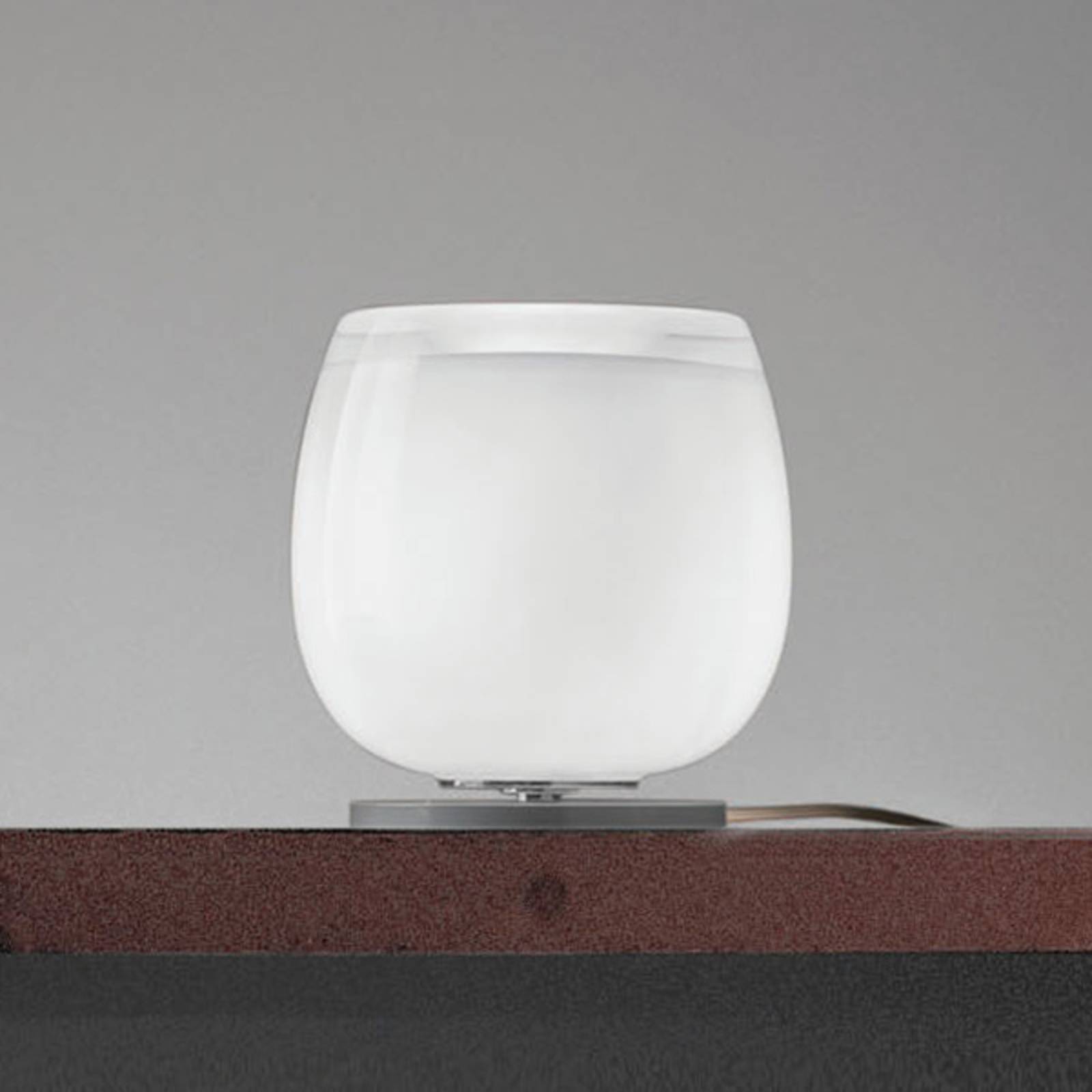 Vistosi Implode – glass-bordlampe Ø 16 cm