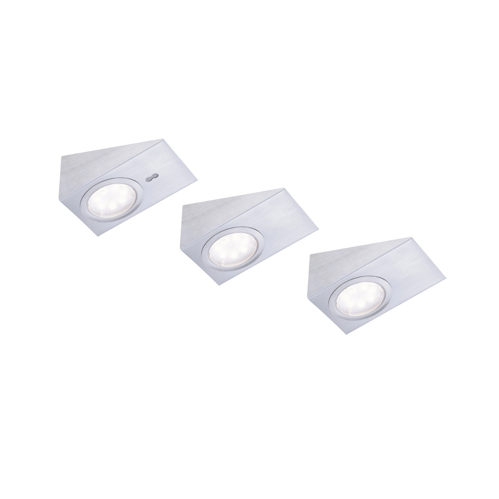 LED-Unterbauleuchte Theo, Viereck, 3er-Set