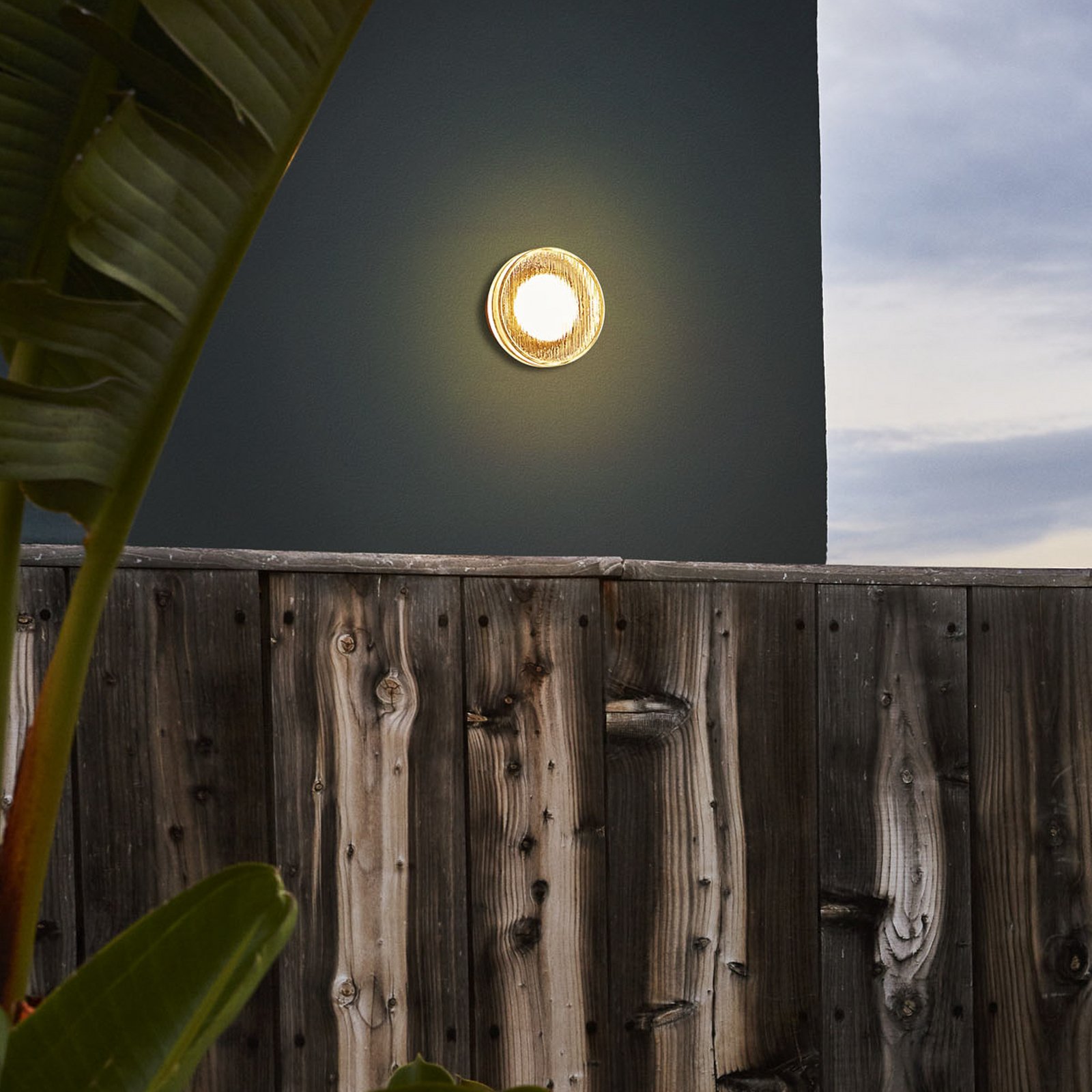 Applique d'extérieur LED MARSET ROC, noir, 14 cm, IP65, TRIAC