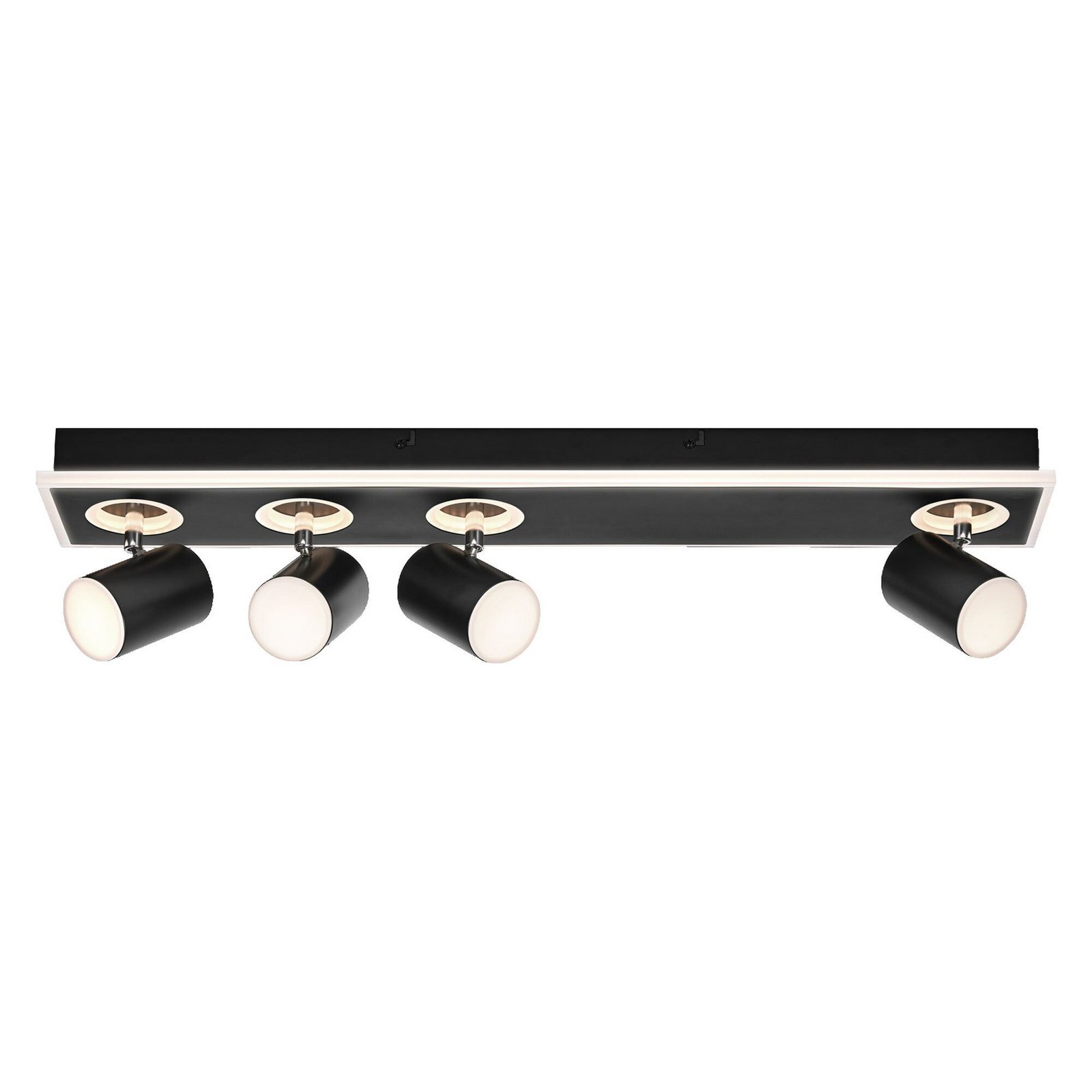 Spot LED OSRAM MARS CLICK-SELECT, 4 spots, noir