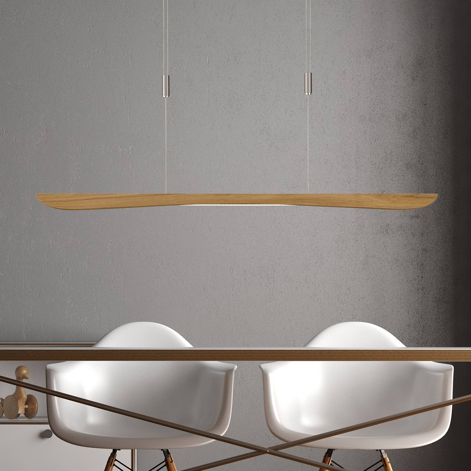 E-shop Rothfels Hiba závesné LED, dub prírodný, 118 cm