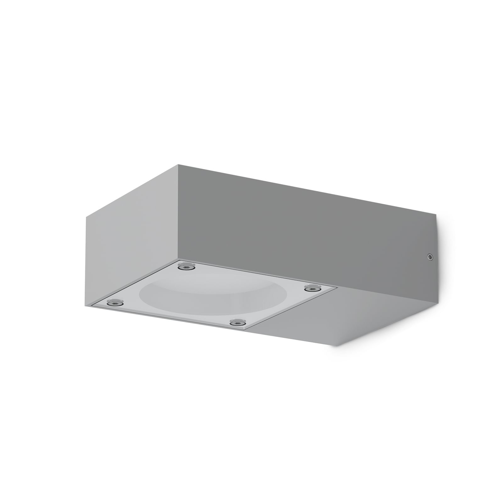 Ideal Lux Außenwandlampe Sirio, grau, Breite 10 cm, Metall Ideal Lux Außenwandlampe Sirio, grau, Breite 10 cm, Metall