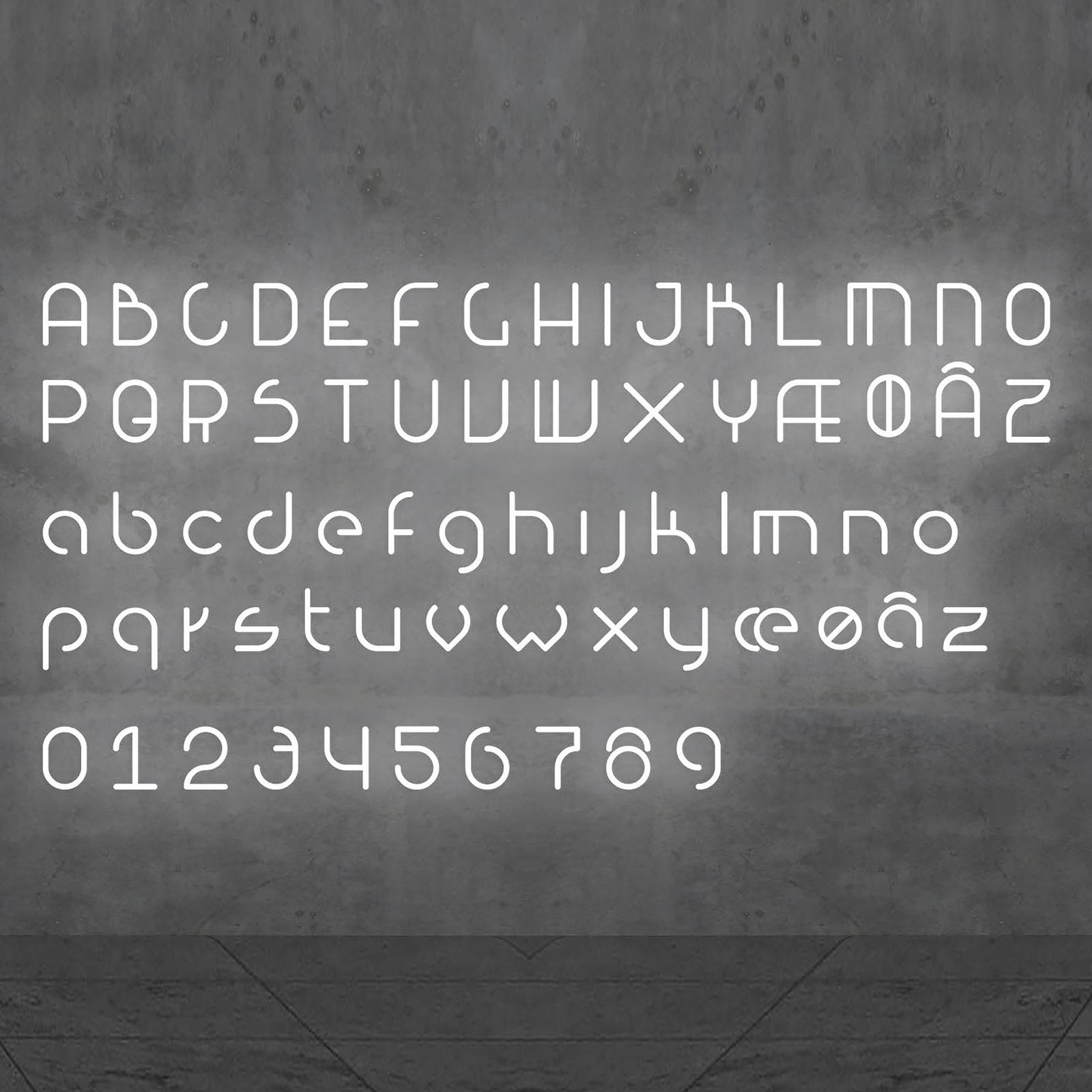 Artemide Alphabet of Light Wand kis o betű