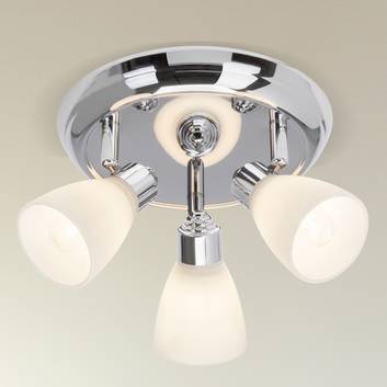 Glorieta de techo Kensington 3 brazos cromo