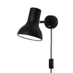 Anglepoise Type 75 Mini ścienna z wtyczką czarna