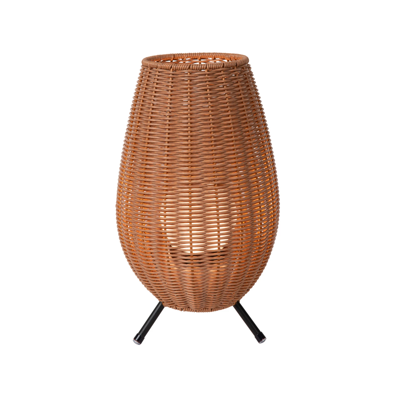 LED-Außentischleuchte Colin, Akku, 36 cm, natur