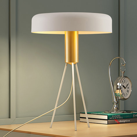 Lucande Filoreta lampa stołowa biała