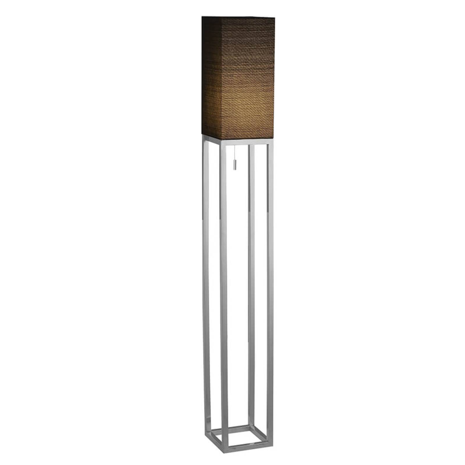 With pull switch - Mira fabric floor lamp