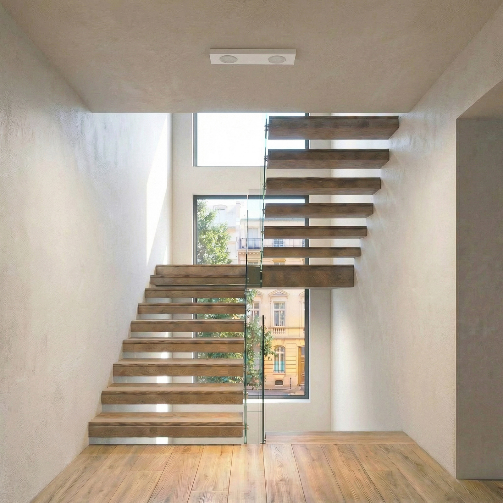 Plafonnier Hero, blanc, 2 lampes, 35 x 12 cm, métal, GX53