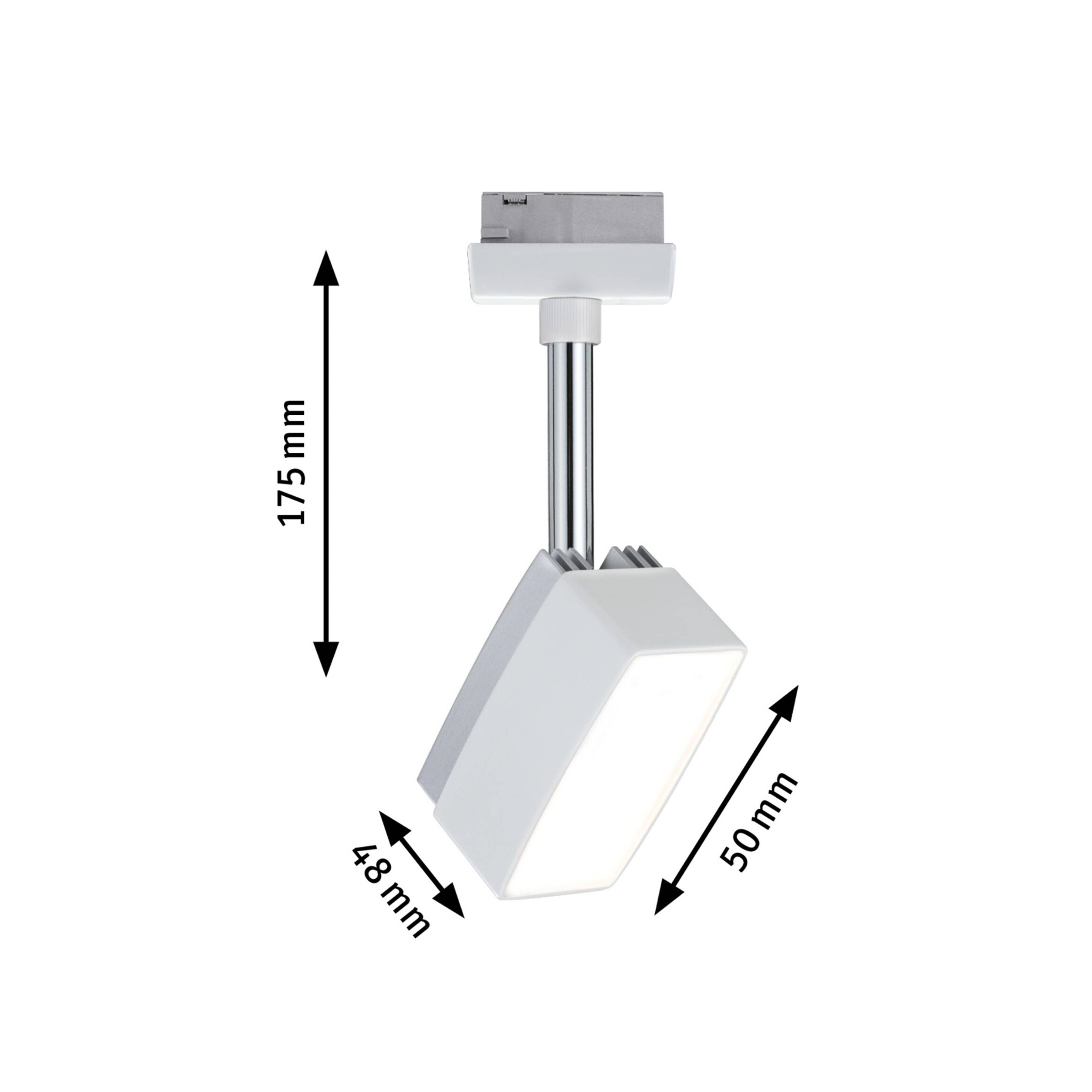 Paulmann URail Pedal spot LED en blanc