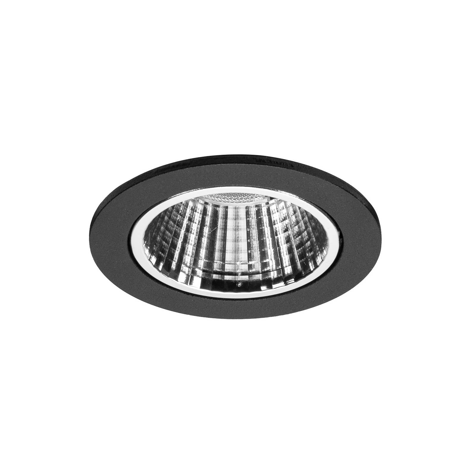 BRUMBERG Apollo Micro facettiert, rund, DALI, 3500 K schwarz