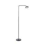 Lampa stojąca LED Nivo, czarna, wysokość 120 cm, ściemniacz 50° – Sigor