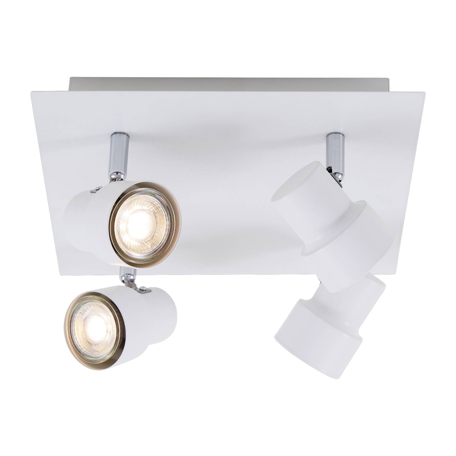 Plafonnier LED 2861-046 inclinable 4 lampes blanc