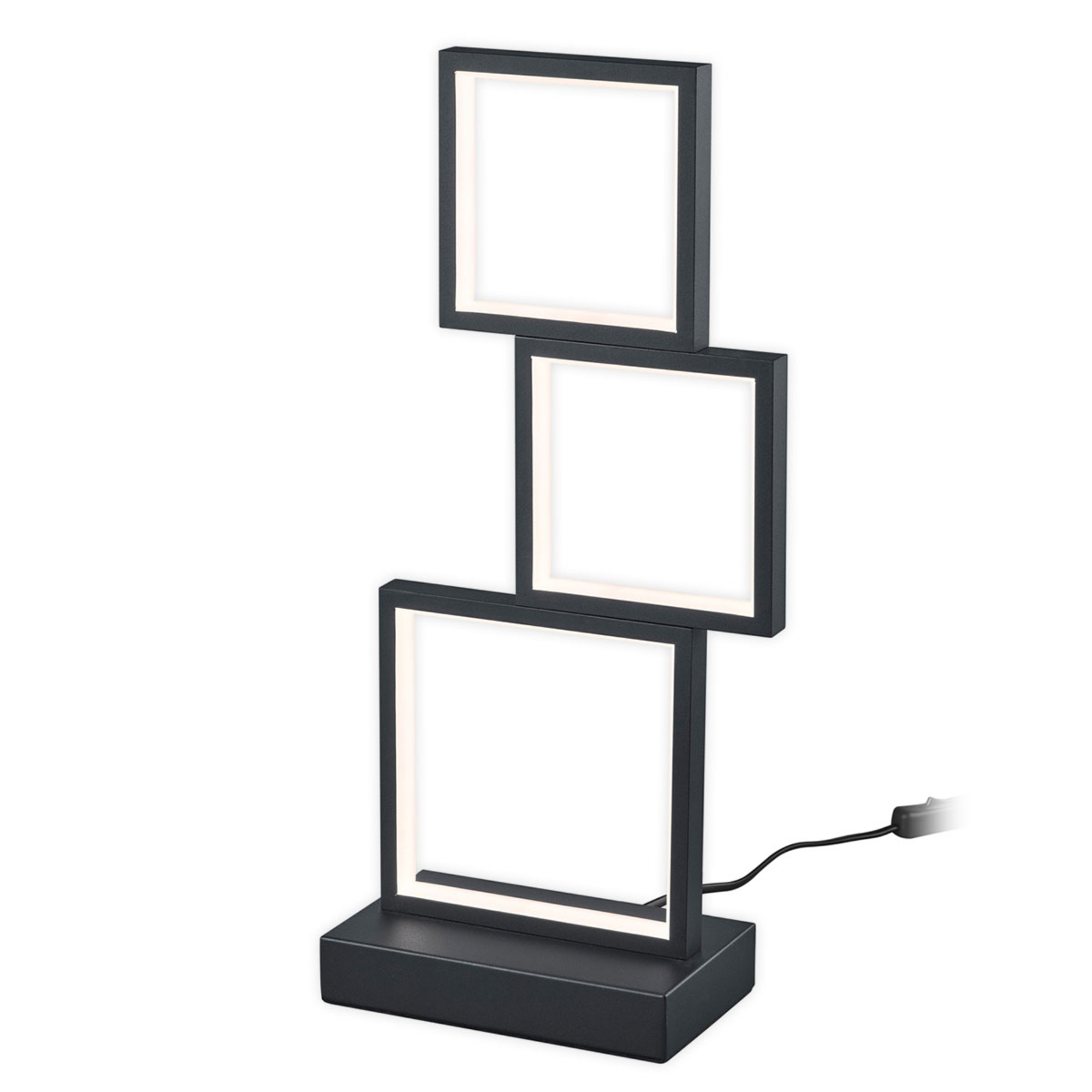 LED-bordslampa Sorrento, svart matt
