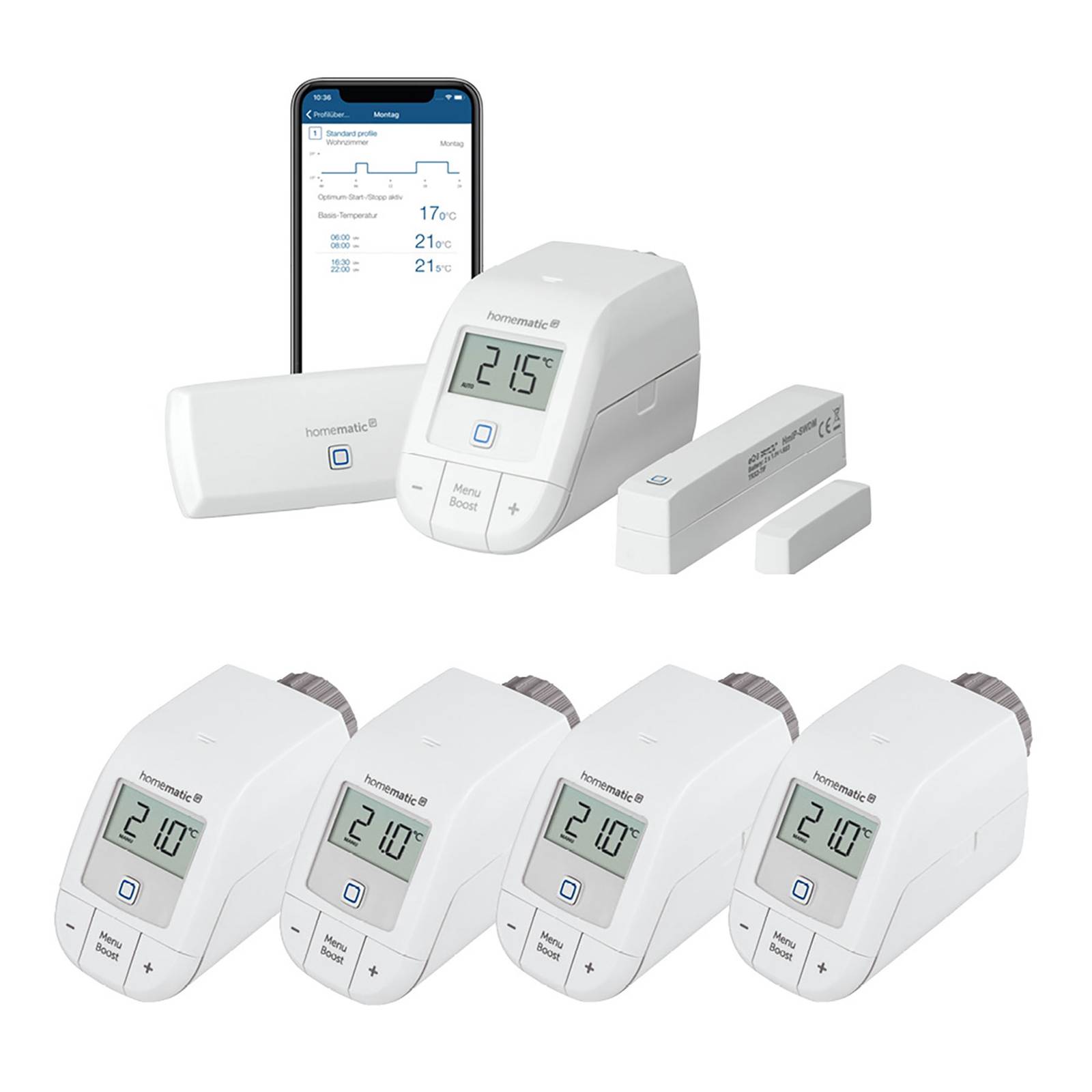 Homematic IP starter set climate control Wlan XXL