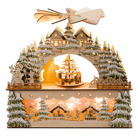 LED-Lichterbogen Pyramide, Breite 30 cm