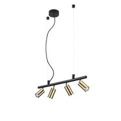 Ideal Lux rippvalgusti Dynamite messingist/mustast metallist 4-valgusti.