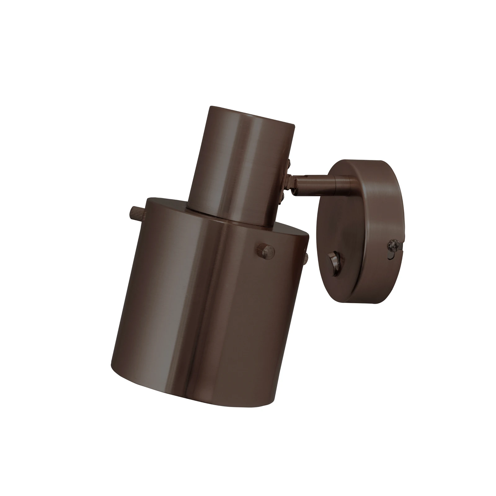 Aplique de pared Clark de Globen Lighting, color bronce, ancho 10 cm, metal
