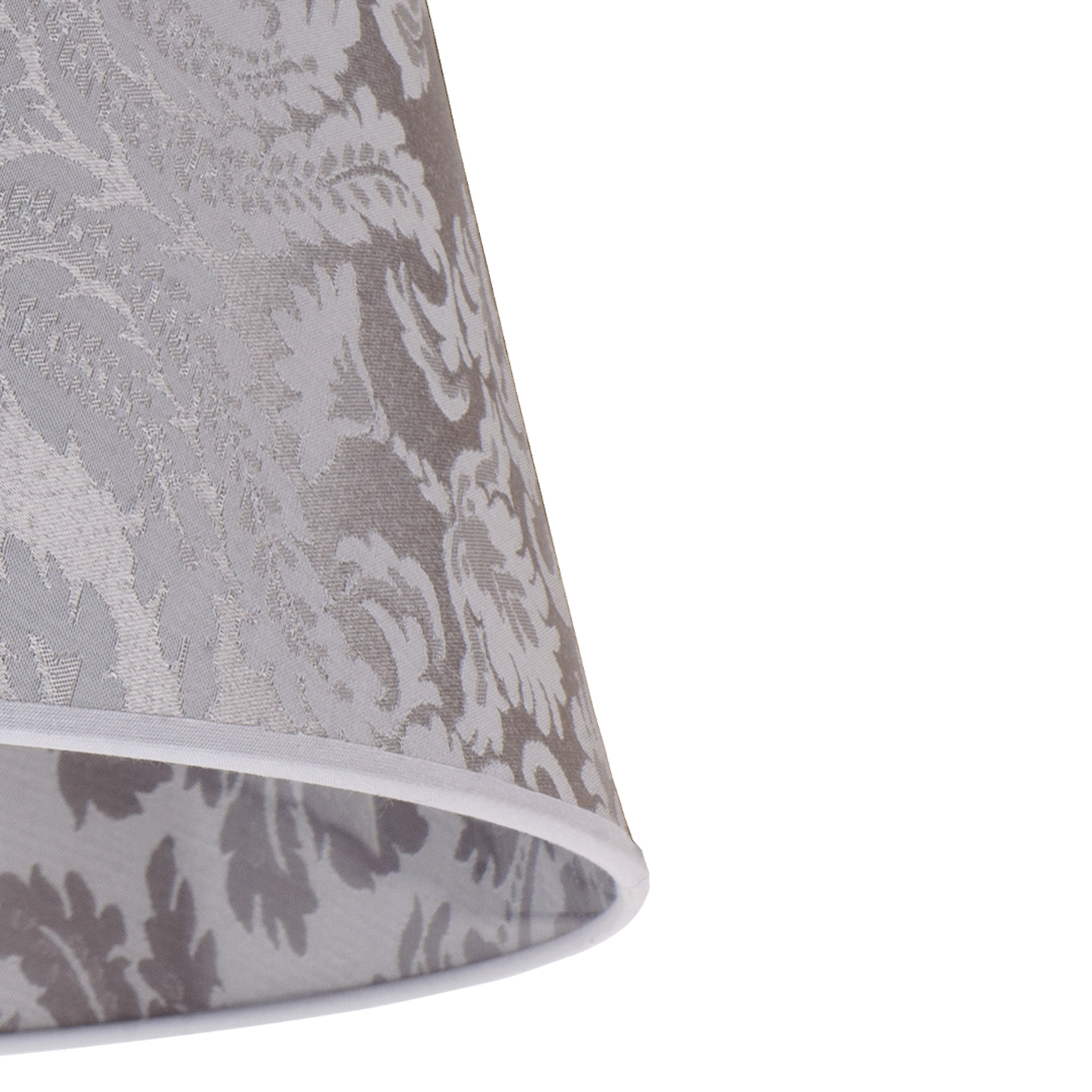 Lampshade Cone Height 25.5 cm, silver