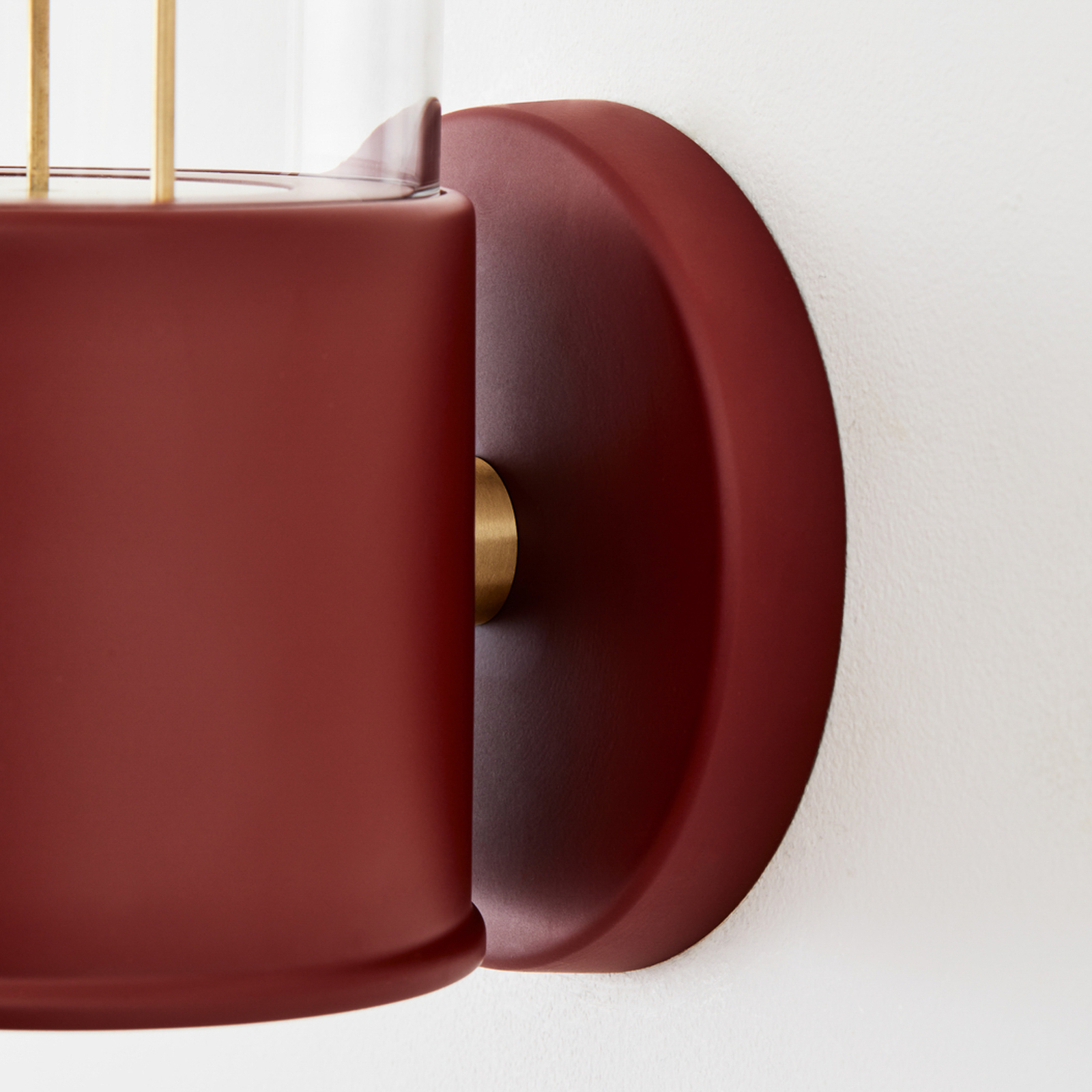 Tala Wandleuchte Muse Portable, LED-Lampe E27, rot