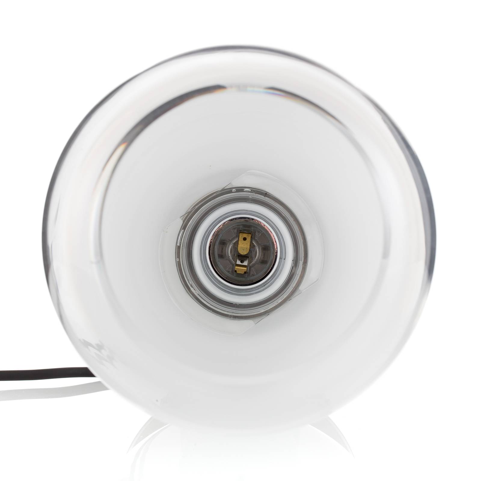 Artemide Gople Mini lampa stołowa biała/srebrna