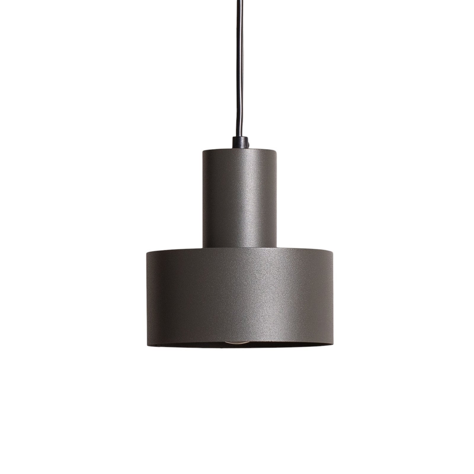 Rif 3 pendant light, olive green, round, 3-bulb, Ø 33 cm