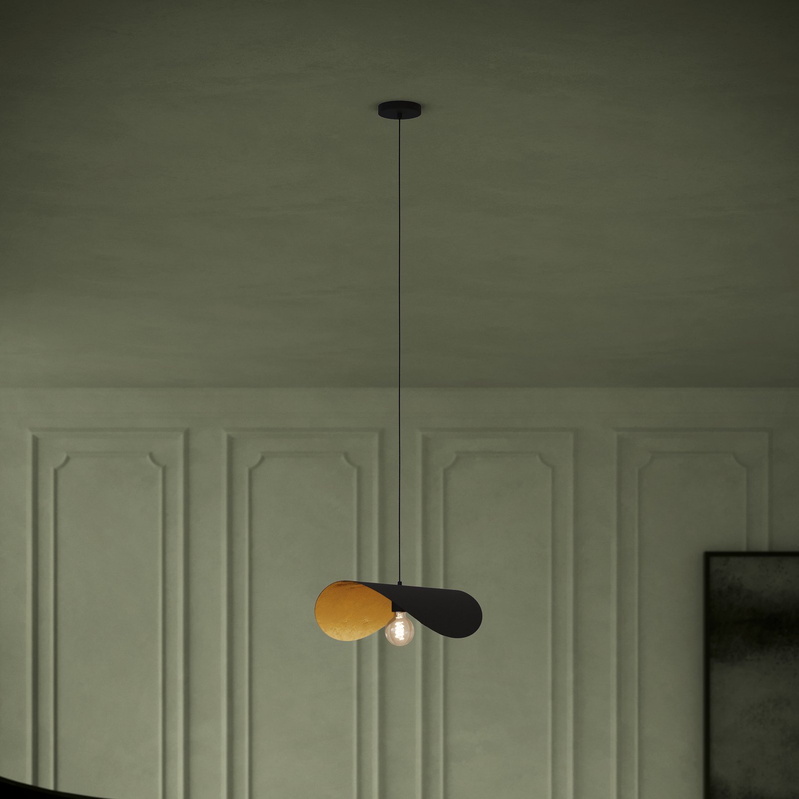 EGLO Stars Of Light Suspension Saceda L. 53cm noir/or