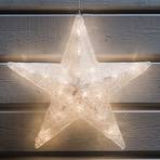 Estrella decorativa LED para exterior, Ø 40 cm
