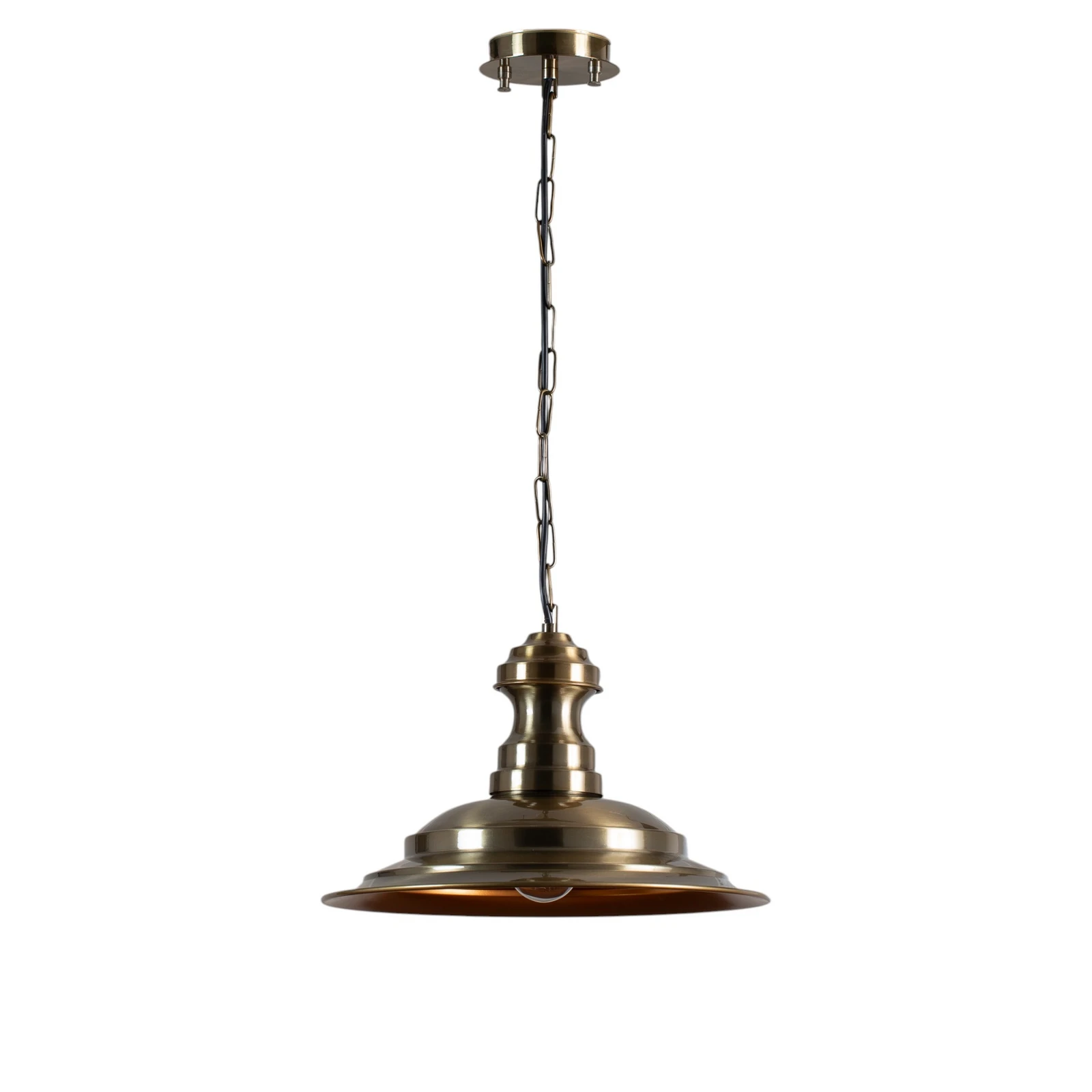 Piekaramais gaismeklis Sivani MR-637, antīkā zelta krāsā, metāls, Ø 39 cm
