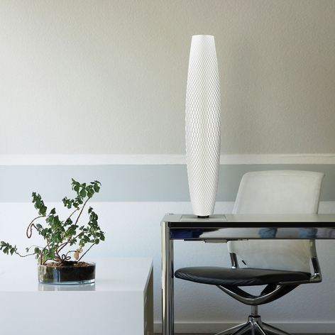 LED-Stehleuchte Flechtwerk Pur 75 RGB weiß 75 cm