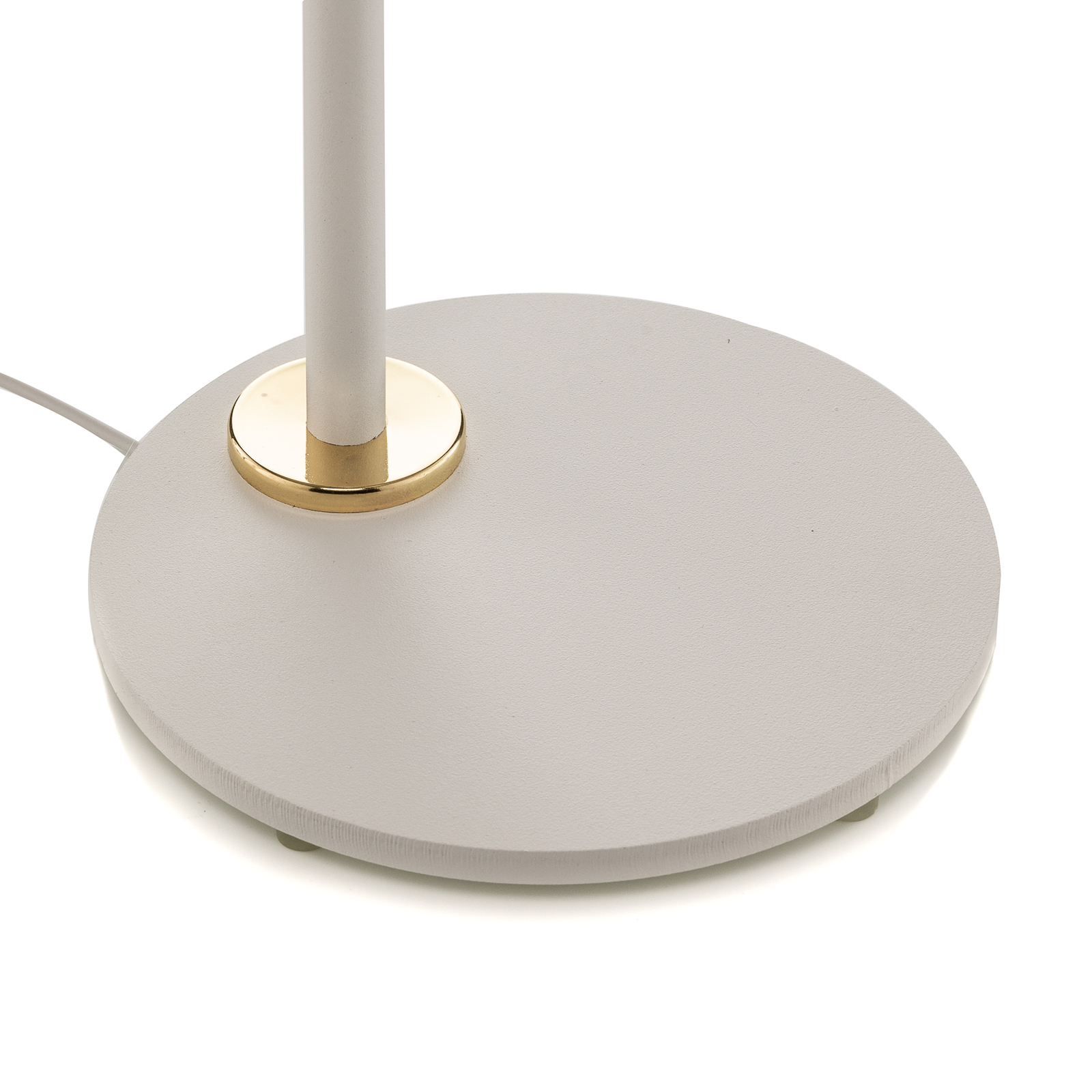 Lampa stołowa Destin regulowana biała/mosiężna
