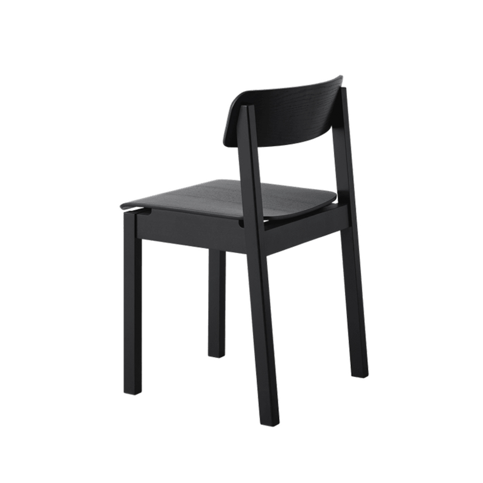 EVERYDAY-stol, svart eik, høyde 75 cm – Moebe