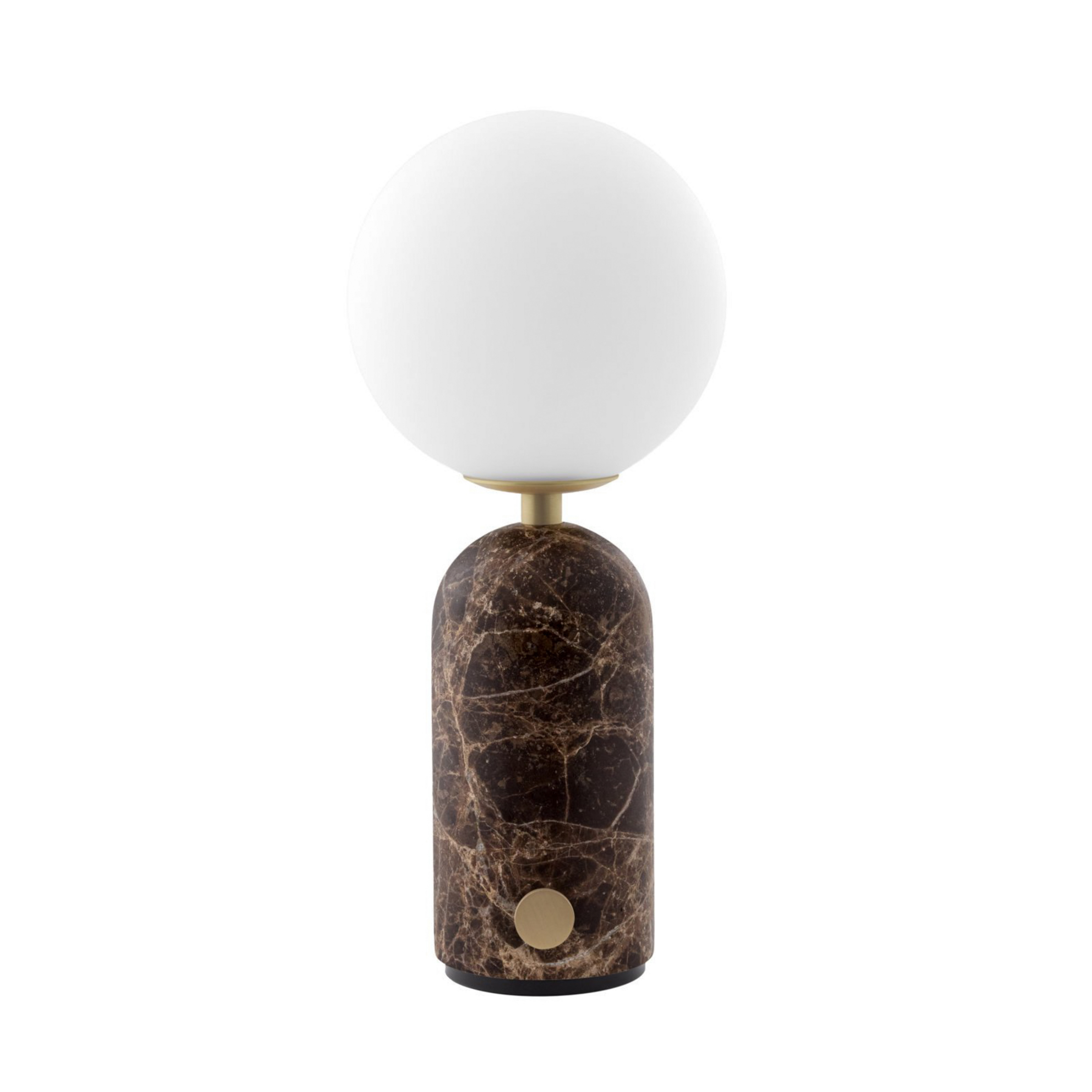 Torrano PORTABLE bordslampa, marmorbrun - Globen Lighting