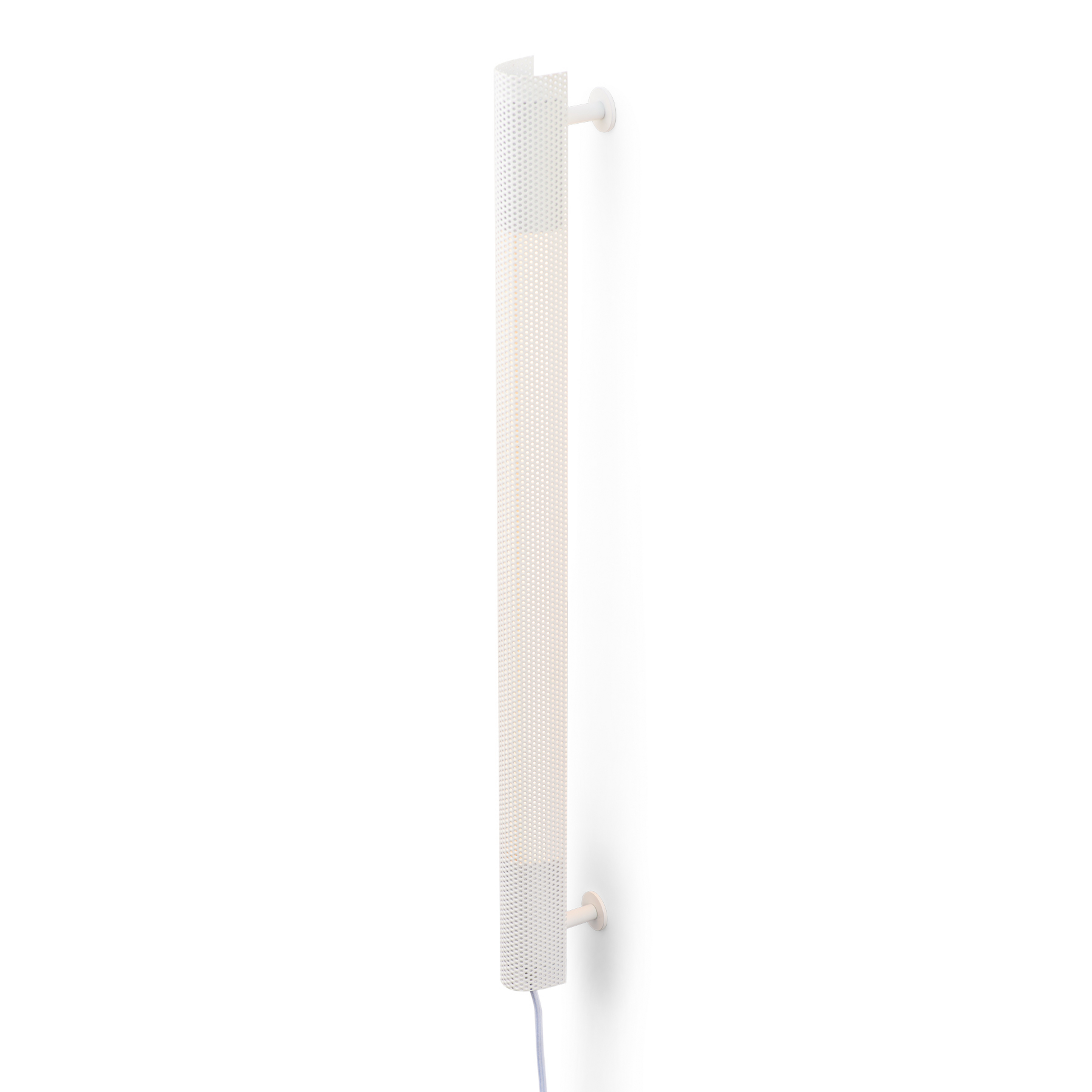 Radent wall light, plug, white, H. 70 cm, G13 - GEJST