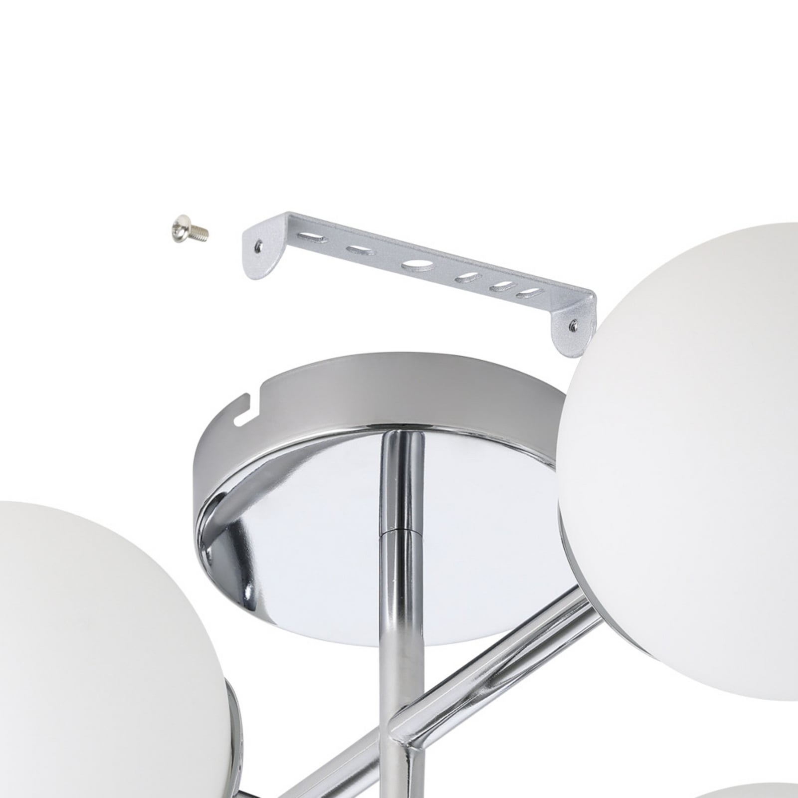 EGLO Deckenlampe CASTROVIDO, chrom, 48 cm 4-flg. IP44 G9-LED EGLO Deckenlampe CASTROVIDO, chrom, 48 cm 4-flg. IP44 G9-LED