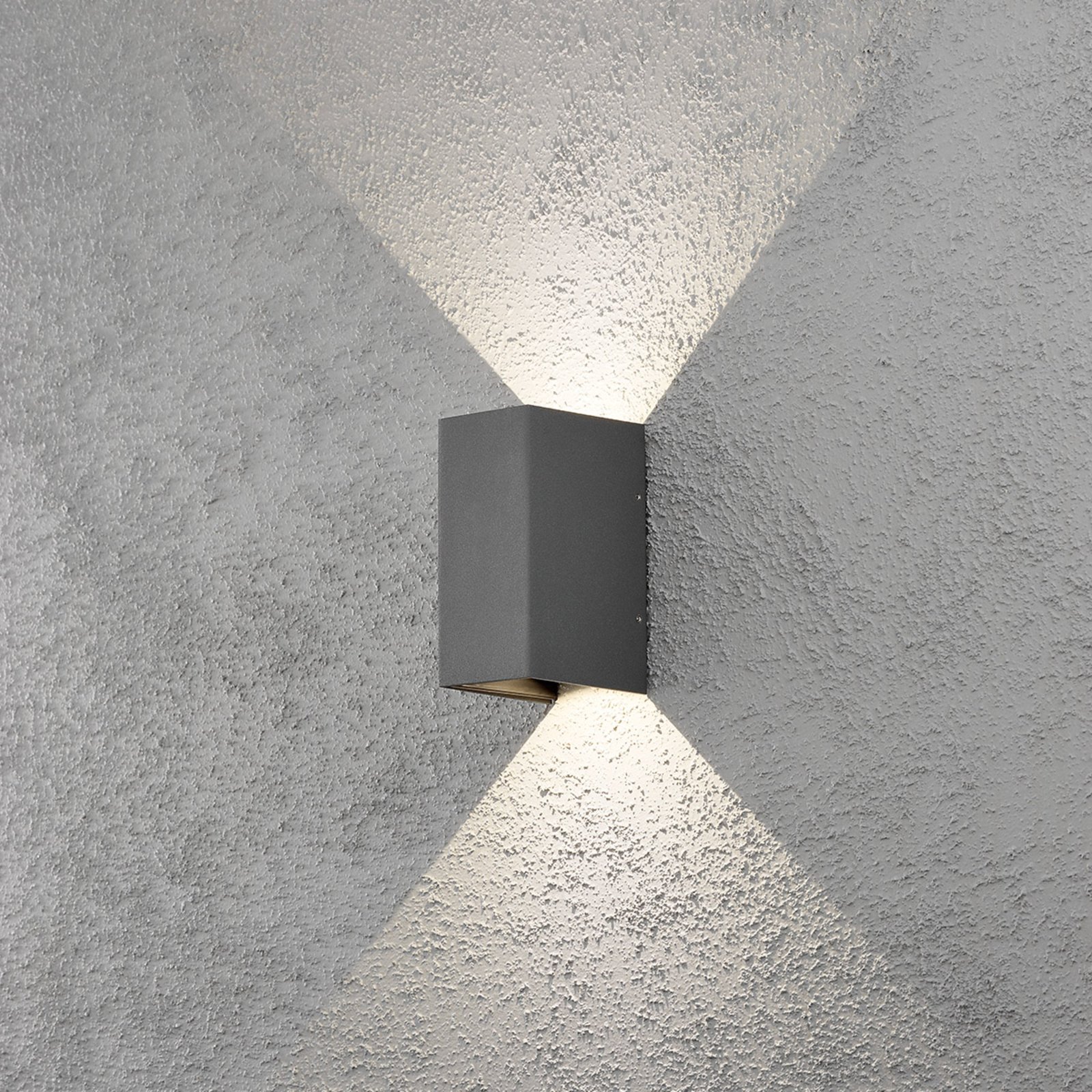 LED kültéri fali lámpa Cremona 8 cm antracit