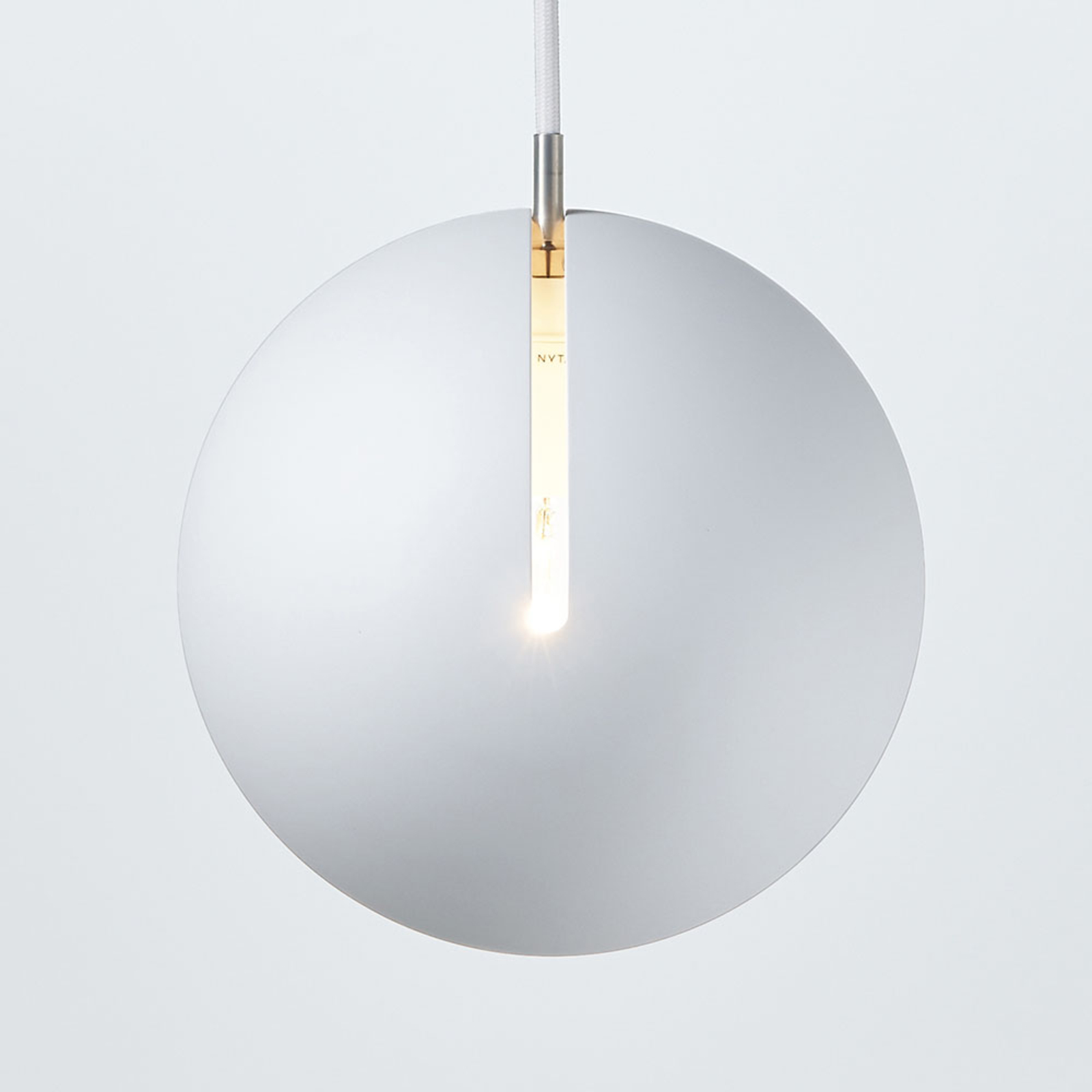 Nyta Tilt Globe suspension câble 3 m blanc blanc