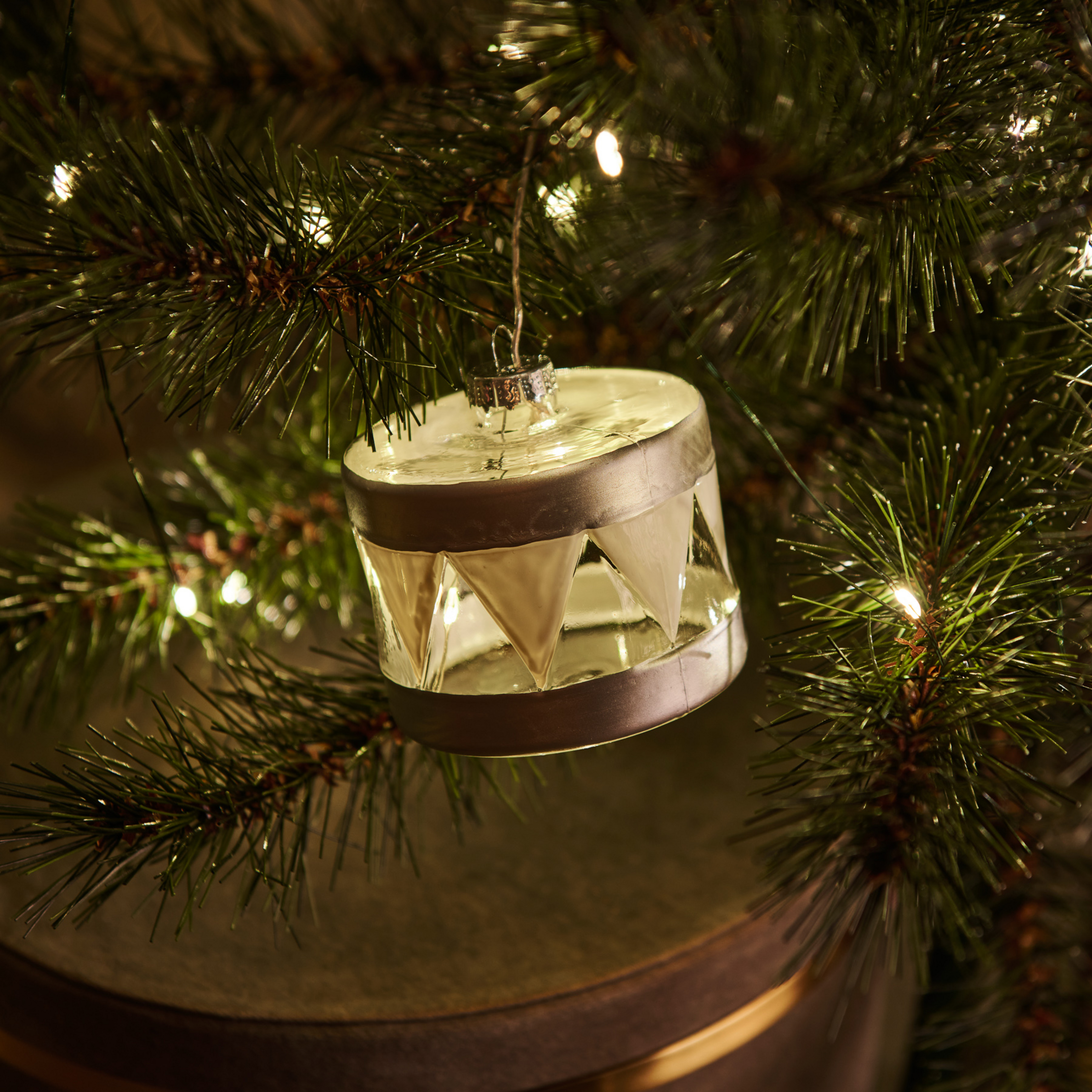 Colgante decorativo Elly con LED, Ø 7 cm, plata