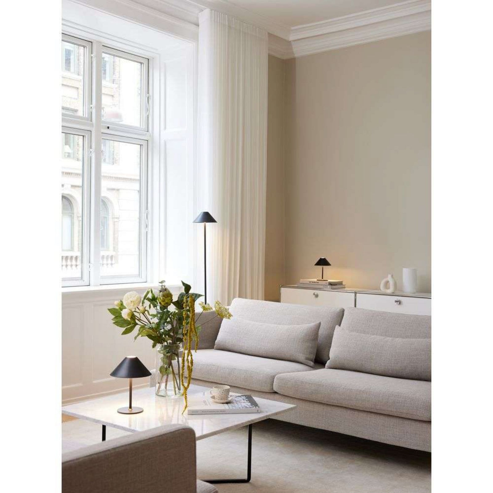 Hygge Portable Tischleuchte Rose Halo Design - Wohnzimmer - Metall