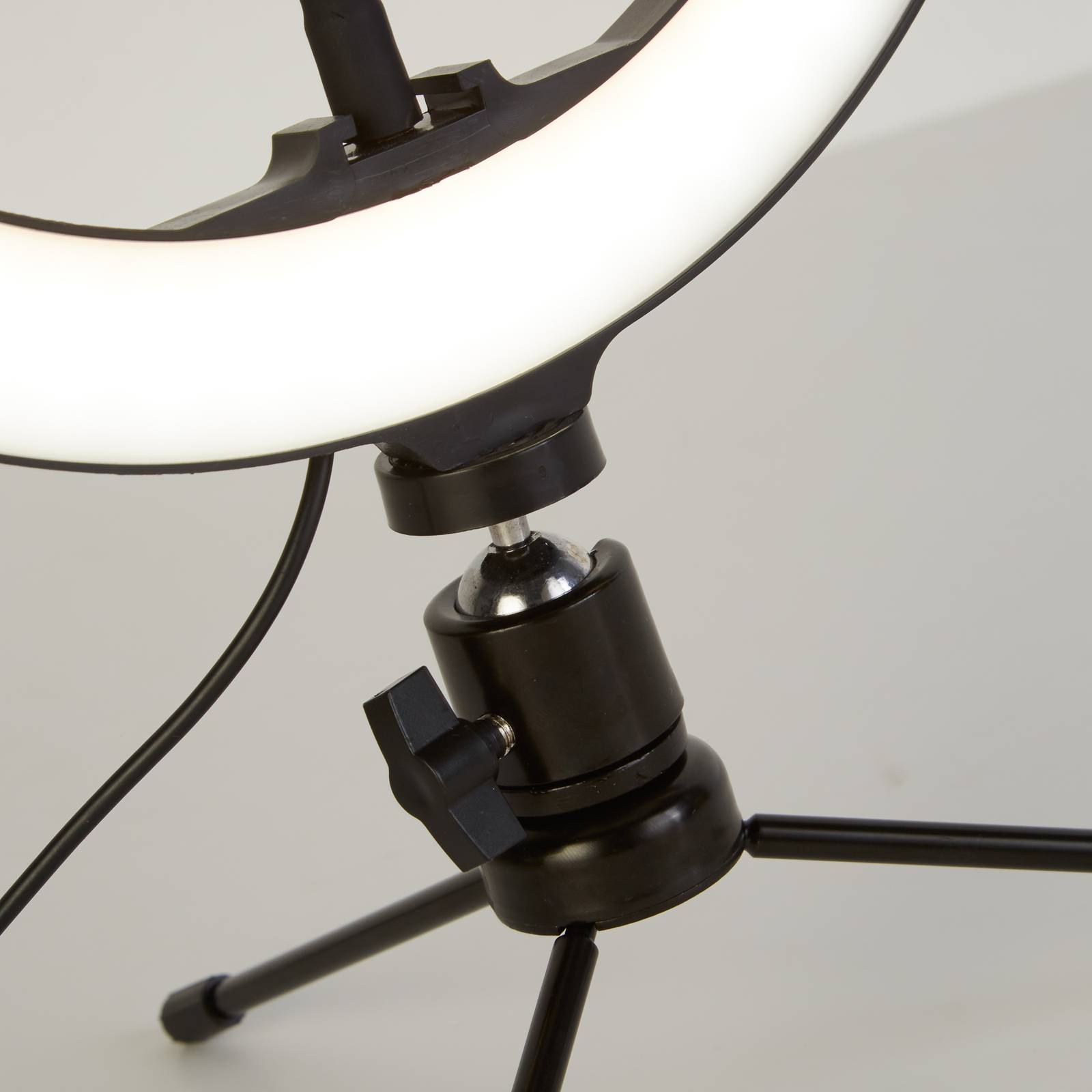 Lampa pierścieniowa LED Selfie Tripod, USB CCT