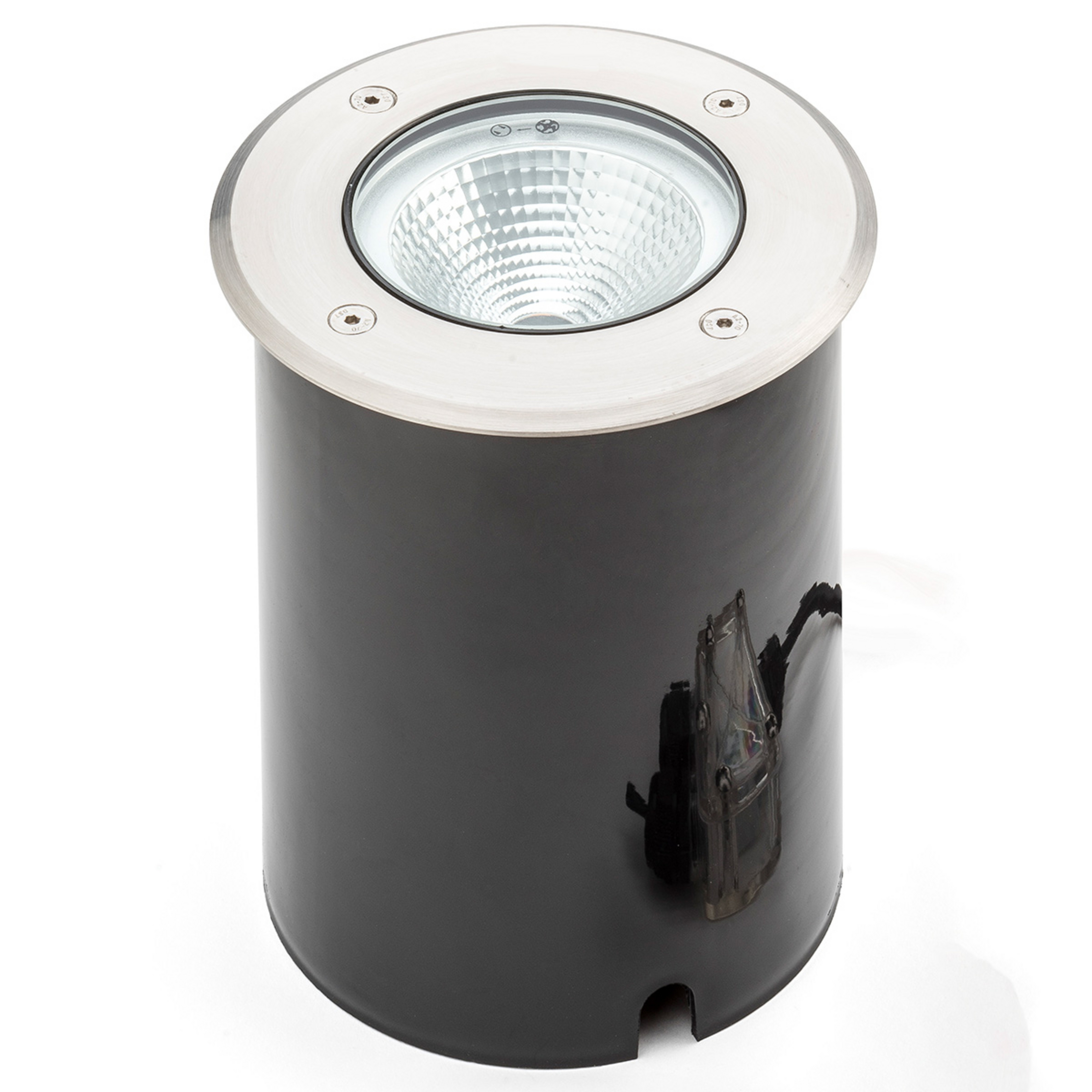 Tuva - LED-Bodeneinbauspot in runder Form, IP65