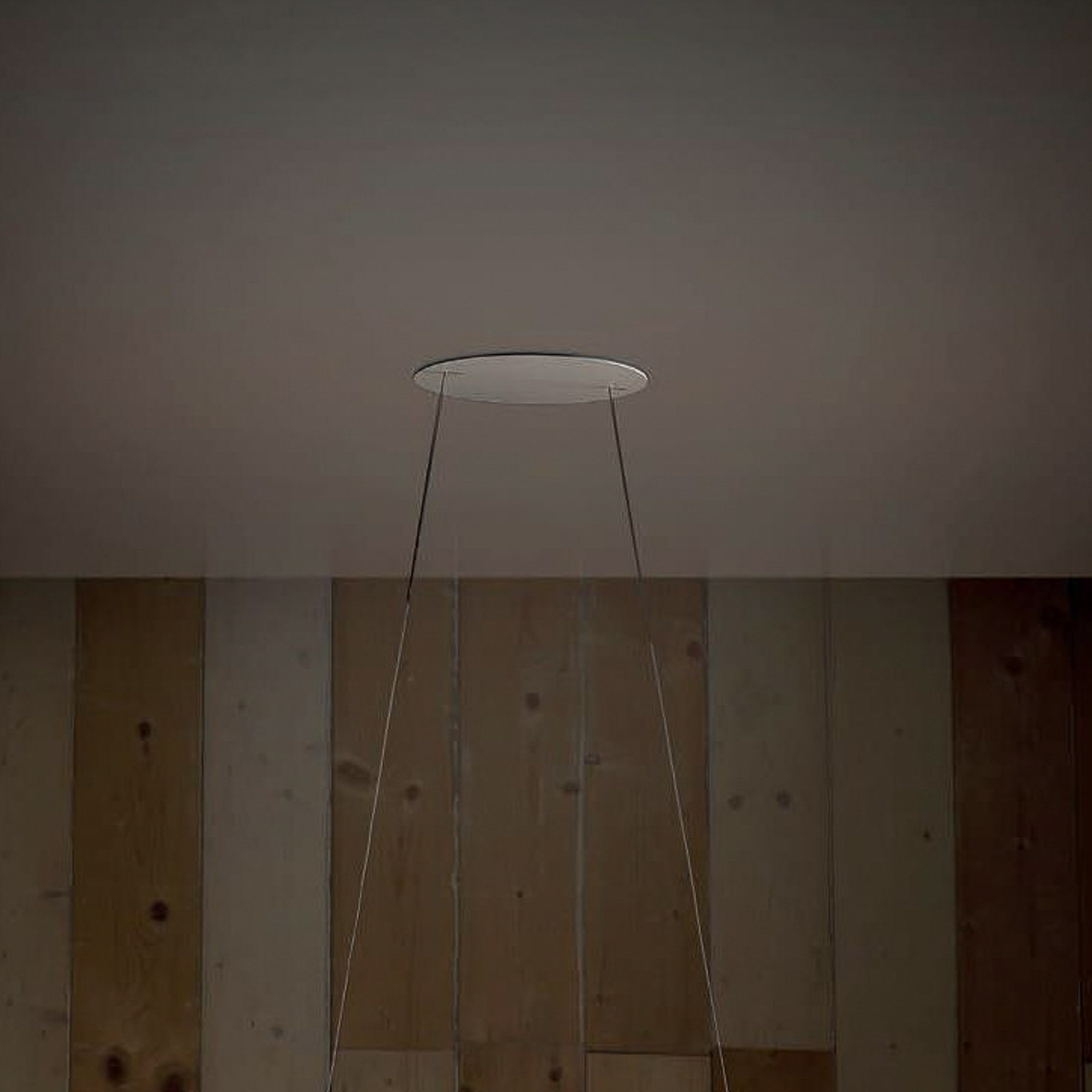 Diphy LED-hengelampe, 76 cm, DALI-dimbar