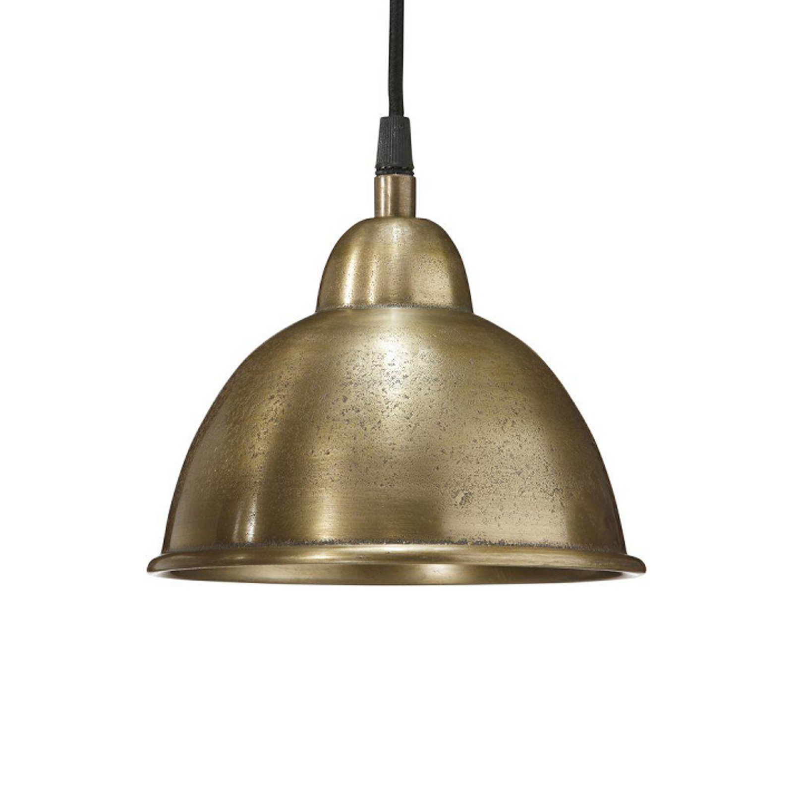 PR Home hanglamp Bella, messing, Ø 18 cm, metalen plug