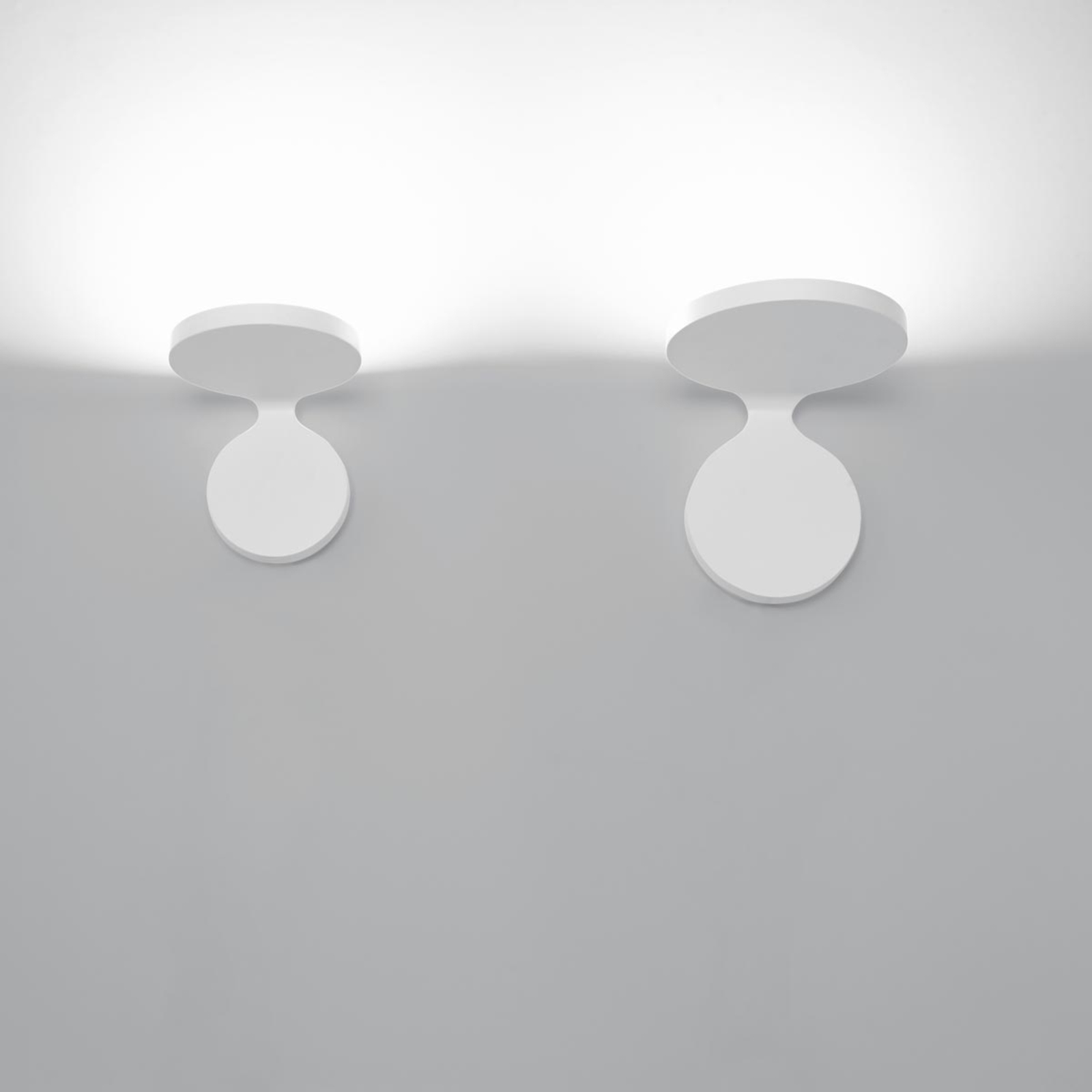 Applique LED de designer Rea 17 en blanc