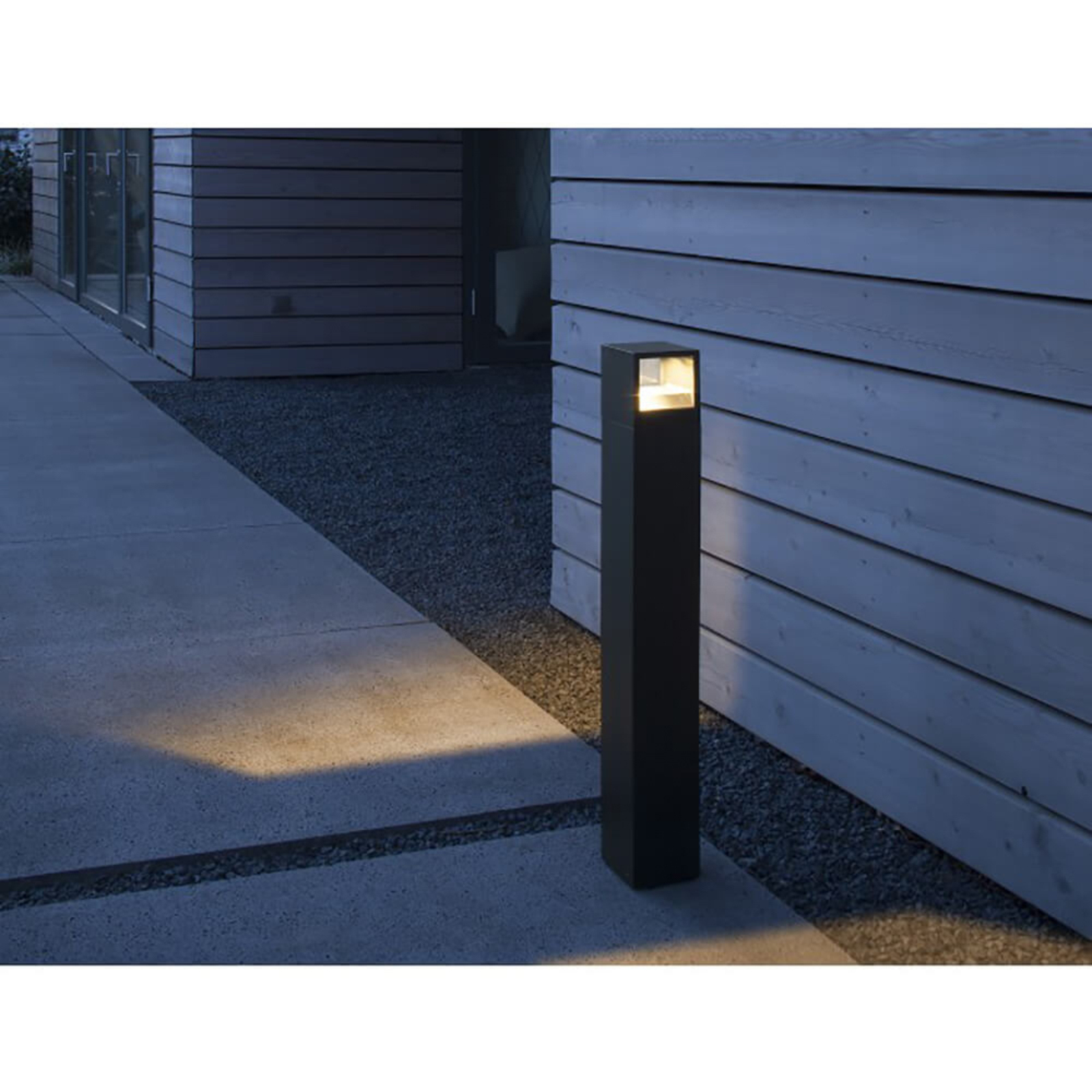 Ita G750 LED Outdoor Bollard Black - Antidark